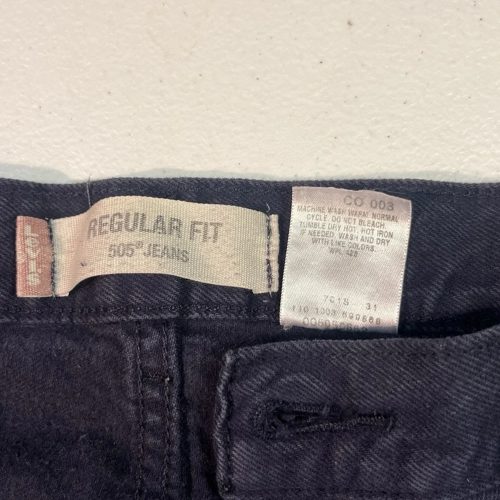 VTG Levi's Men's‎ 505 Dark Blue Jeans 36x29 EUC
